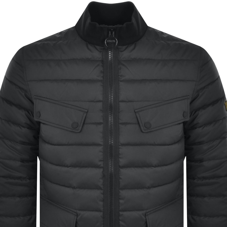 Barbour International R Ariel Quilt Jacket Black